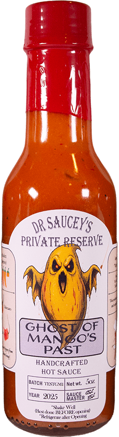 Bottle of Dr Saucey's Ghost of Mango's Past